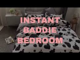 Seriously up the chill vibes in your room with our cow print bedding set & much more decor at prices that make sense. Cow Print Bedding Set Instant Baddie Bedroom Roombodi Youtube