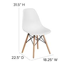 Maybe you would like to learn more about one of these? Flash Furniture Elon Series White Plastic Chair With Wooden Legs Pricepulse