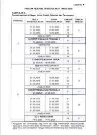 Pindaan Takwim Penggal Dan Cuti Sekolah Maahad Pontian Facebook
