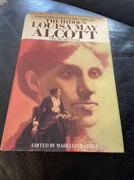 1984 The Hidden Louisa May Alcott Madeleine Stern Vintage Book Biography