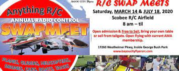 Formed in 1971 by mel alexander and the centennial model t club, the enwicc currently includes over 50 car clubs from nebraska, iowa and missouri. 2020 Bcf R C Swap Meet Sat July 18 Bayou City Flyers