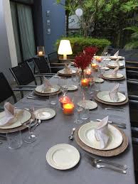 Cosy Outdoor Fine Dining Dining Table Decor Fine Dining Table Decorations