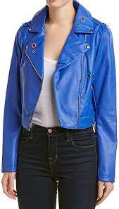 Royal Blue Leather Jacket Womens Right Jackets Blue Leather Jacket Leather Jacket Leather Jackets Women