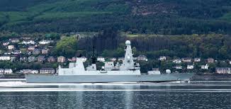 Earlier in the day, russia's ministry of defense claimed that the country's navy fired warning shots at the at the british naval ship as it ignored warnings from the coast guard. Type 45 Destroyer Hms Defender On The Clyde Scotland 5 May 2019 1800 X 854 Warshipporn
