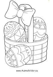 ostern korb malvorlagen ausmalbilder mit bunten ostereiern coloriage mandala animaux jeux de paques livre couleur renne simple