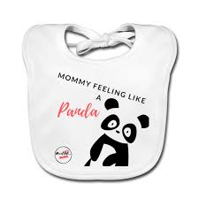 Panda Mommy Special Baby Bio Latzchen Muahhh Mama Latzchen Baby Panda