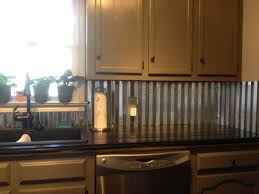 Corrugated Metal For The Backsplash Hmmmm Metal Backsplash Kitchen Metallic Backsplash Unique Kitchen Backsplash
