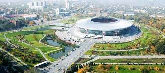 They play in the ukraine premier league. Shakhtar Donetsk Stadium Donbass Arena Football Tripper