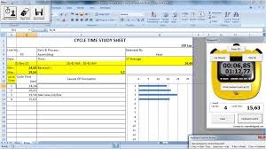 Lean Tool Standardized Work Combination Table Swct