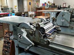 Old Style Printing Press Machines At The San Francisco Center For The Book Press Machine San Francisco Bay Area San