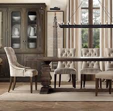 Salvaged Wood Trestle Rectangular Extension Dining Table Restoration Hardware Dining Room Dream Dining Room Restoration Hardware Dining Table