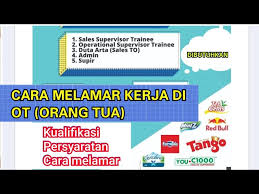 Saat melamar kerja, kita akan menemui tahapan psikotes. Cara Melamar Kerja Online Di Ot Orang Tua Youtube