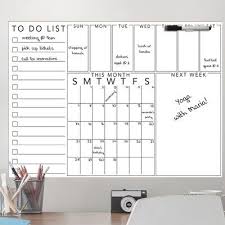 Wallpops Get Organized Combination Calendar Planer Whiteboard 24 X 17 5 Wayfair In 2020 Wall Planner Calendar Organization Family Calendar Wall
