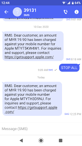 Whatever you need to know; This Happened Right After I Subscribed To A Celcom Monthly Bill But The Thing Is That I Do Not Own Any Apple Products At All Did It Occur To Any Of You