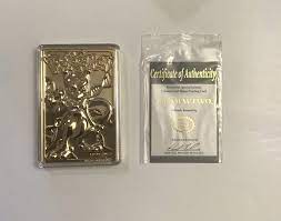 23k gold price in the usa, and today's gold price is $54.205 us dollar per gram. Amazon Com Pokemon 23k Gold Plated Trading Card Limited Edition Mewtwo Toys Games