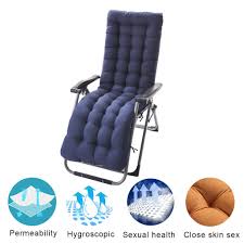 This zero gravity chair provides you enough space for your outdoor relaxation. Sun Lounger Cushions Pad Lounge Chair Cushion With Cap Perfect For Garden Patio Mattress For Zero Gravity Chair High Back Chair Black Outdoor Chaise Lounge Cushion Patio Furniture Accessories Patio Lawn