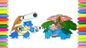 Check spelling or type a new query. Pokemon Coloring Book Mega Blastoise And Mega Venusaur Youtube