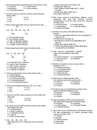 Dengan harapan bila bahan tersebut mengandung senyawa karbon akan menghasilkan. Soal Hidrokarbon Pdf