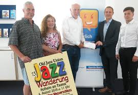 Spende Fur Die Hofheimer Jazzwanderung Vrm Lokal