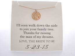 Mother Of The Groom Necklace Mother Of The Groom Gifts Family Tree Wedding Gifts Wedding Jewelry Mother Of The Groom Presents Gold Mother Of The Groom Presents Mother