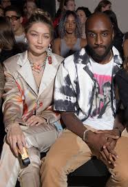 Gigi Hadid Y Virgil Abloh From Celebridades En La Semana De La Moda De Hombre En Paris Gigi Hadid Fashion Virgil Abloh