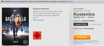 Diese spiele gab es bislang kostenlos. Battlefield 3 Kurzzeitig Kostenlos Bei Origin Computerbase