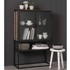Must Living Vitrine Schrank Baboon Teakholz Mit Metall Teak Holz Teak Teakholz
