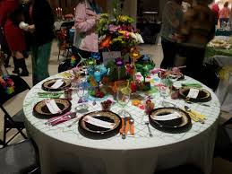 Hula Hallelujah Table Theme Christmas Luncheon Tea Table Church Decor