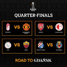 The premier league side will be without anthony martial, who is facing an extended spell on the sidelines, whilst marcus rashford is a doubt after being. Uefa Europa League Quarter Draw Revealed Arsenal Vs Slavia Prague Granada Vs Manchester United Deep Naija