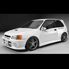 3d Model Toyota Starlet Glanza 3d Model Toyota Starlet Toyota Starlet