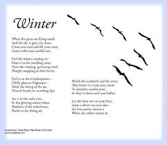 Sensory Language Winter Poem For Children Great For School And Classroom Activities Common Core First 1st Grade Winter Poems Poetry Lessons Teaching Poetry