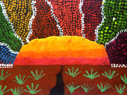 Uluru Dreaming Yr 2 Student Art Art Activities Aboriginal Art