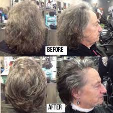 Before And After Haircut Trimming About 3 Inches And Using Nioxin Products To Shampoo And Finish The Style Nioxin Hair Loss Hair Loss Before And After Haircut