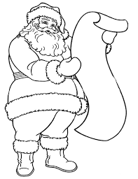 Santa Claus Reading The Long Letter Coloring Pages Snowman Coloring Pages Christmas Coloring Pages Santa Coloring Pages