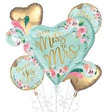 Mint To Be Bridal Shower Balloon Bouquet 5pc Party City Bridal Shower Balloons Floral Bridal Shower Theme Green Bridal Showers