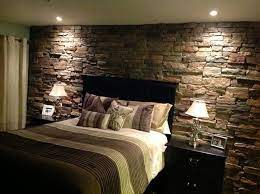 Maybe you would like to learn more about one of these? Rock Accent Wall In The Master Bedroom Accent Walls In Living Room Master Bedroom Wall Decor Wall Decor Bedroom