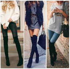 Thigh High Boots Are The Perfect Accessory To Any Winter Outfit Autumn Fashion Winter Fashion Fall Outfits