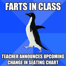Farts In Class Teacher Announces Upcoming Change In Seating