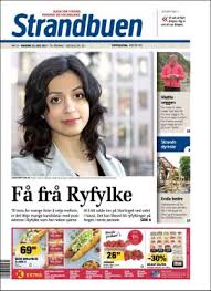 Avisa kjem ut på jørpeland. Strandbuen 19 07 17