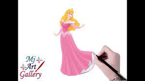 How To Draw Sleeping Beauty Very Easy Step By Step Mahe Jerin Lina Mjartgallery Youtube