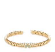Trisolina Paraiba Tourmaline Bangle in 18K Yellow Gold | Marina B