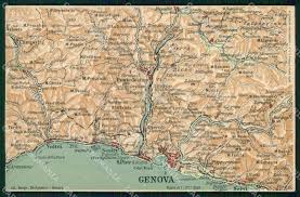 Ciò di cui avrete bisogno sono alcuni indispensabili strumenti didattici per lo studio della geografia e, naturalmente, stiamo parlando della cartina muta, fisica e politica della liguria che qui avrete la. Genova Voltri Sestri Cartina Geografica Mappa 31 Cartolina Rt2498 Ebay