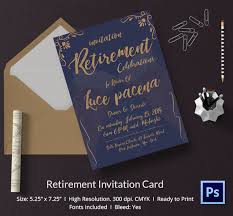 Retirement is an occasion which compulsorily requires a letter to the employer or the superior authority to convey the message of your departure. Retirement Invitation Templates 17 Free Premium Download