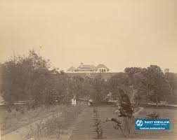 Kerala - Photograph taken about 1900 by the Government photographer, Zacharias D'Cruz of the Kanakakunnu Palace, Trivandrum in the erstwhile Travancore State. It is one of 76 prints in an album entitled '