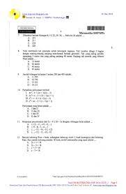 Contoh soal un matematika smp november 3 2020 by agustian berikut akan dibahas mengenai beberapa contoh soal un matematika smp yang berisi beberapa materi matematika tingkat smp meliputi aljabar geometri bilangan dan juga statistika. Soal Ujian Nasional Matematika Smp 2015 Un Matematika Smp 2015 Pake