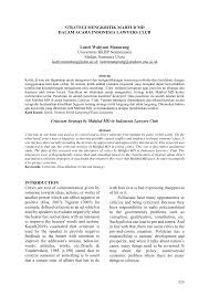Menurut akta kerja 1955 (akta 265), pekerja juga boleh menuntut haknya apabila diberhentikan oleh majikan. Pdf Criticism Strategy By Mahfud Md In Indonesia Lawyers Club