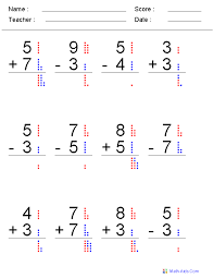 This addition worksheet generator creates money worksheet that may be configured for up to 4 digits as well as 2, 3, and 4 addends. Mixed Problems Worksheets Mixed Problems Worksheets For Practice