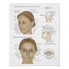 Acupuncture Reflexology Face Head Microsystems Poster