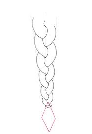 First of all, make three tufts of hair. How To Draw A Braid Step By Step Guide