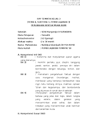 Kumpulan rpp daring tematik semester 2 kelas 1 2 3 4. Doc Rpp Tematik Kelas 3 Tema 8 Subtema 3 Pembelajaran 3 Perubahan Bentuk Muka Bumi Sekolah Sdn Margorejo V Surabaya Nahdya Islamiyah Academia Edu